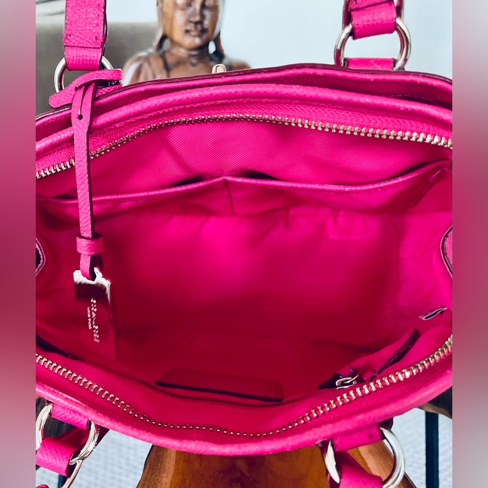 Coach Prince Street Mini Dome Satchel -Fuchsia- 34940 - Picture 10 of 17